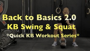Kettlebell Swing & Squat, front squat, goblet squat